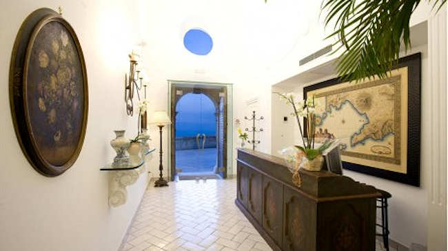 hotel 4 étoiles Positano cote amalfitaine, Italie (hall de réception)